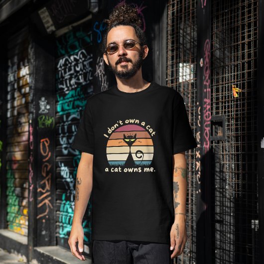 Grappig dat een kat mij bezit t-shirt