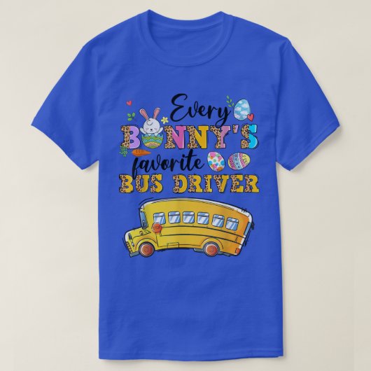 Grappig dat elke Bunny's favoriete busbestuurder H T-shirt (Design voorkant)