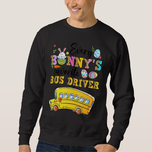 Grappig dat elke Bunny's favoriete busbestuurder H Trui (Voorkant)