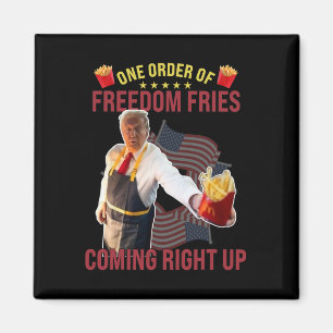 Grappig dat er een orde van vrijheid friet komt magneet