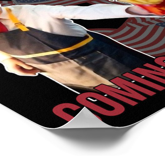 Grappig dat er een orde van vrijheid friet komt poster (Hoek)