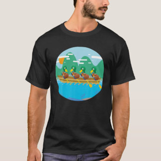 Grappig dat er een zwerfboot is. | Koelbeitsing B T-shirt