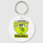 Grappig dat er geen sorry is in Pickleball  Sleutelhanger (Achterkant)