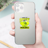 Grappig dat er geen sorry is in Pickleball Sticker (Telefoon)