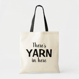 Grappig dat er hier YARN is die Crochet breekt Tote Bag