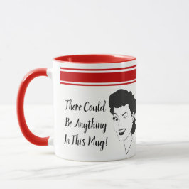 Grappig dat er om het even welke Mok van de Retros