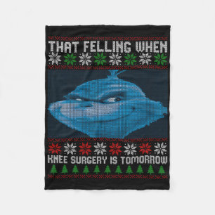Grappig Dat Gevoel Als Knieoperatie Morgen Is U Fleece Deken