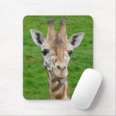 Grappig dat Giraffe Tongue eruit trekt. Muismat (Met muis)