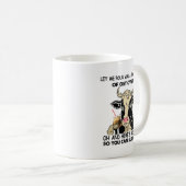 Grappig dat Heifer je een groot glas laat zien. Koffiemok (Voorkant rechts)