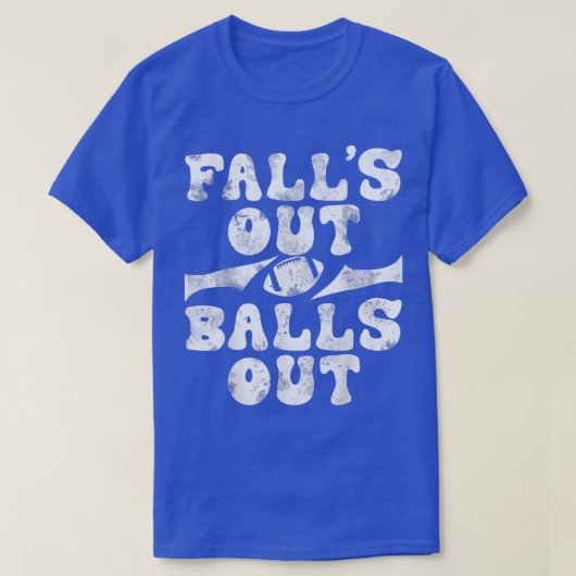 Grappig dat Herfsten het T-shirt van het Football  (Design voorkant)