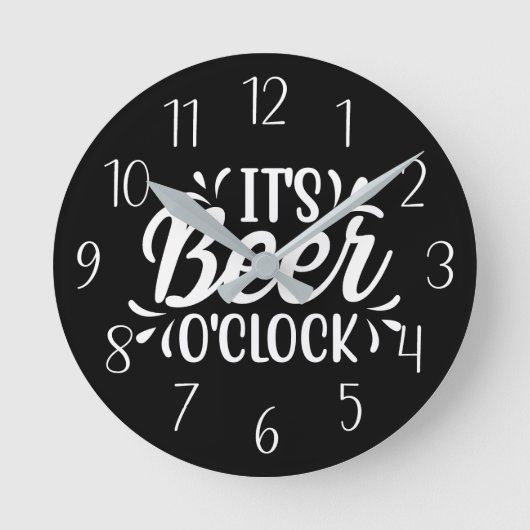 Grappig dat het Beer O'Clock is Ronde Klok (Voorkant)
