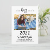 Grappig dat het de ruff-klasse van 2021 Afstuderen Aankondiging (Staand voorkant)