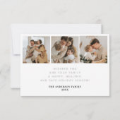 Grappig dat het echte foto kerst Kaarten zijn gewe (Achterkant)