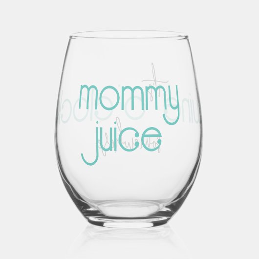 Grappig dat het ergens wijn is wijnglas zonder voet (Achterkant)