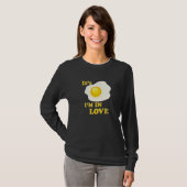 Grappig dat het gefrituurde eieren is waar ik verl t-shirt (Voorkant volledig)