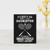 Grappig dat het goed is als je niet van Dminton ho Kaart (Gele Bloem)