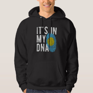 Grappig dat het in mijn DNA Palau vlag Fingerprint Hoodie