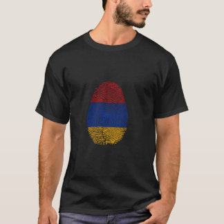 Grappig dat het in mijn DNA zit Armenië vlag Vinge T-shirt