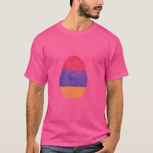 Grappig dat het in mijn DNA zit Armenië vlag Vinge T-shirt