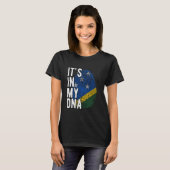 Grappig dat het in mijn DNA zit Solomon Islands vl T-shirt (Voorkant volledig)