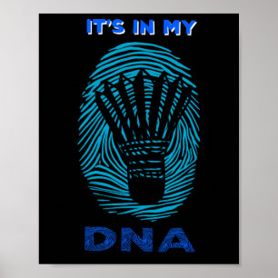 Grappig dat het in mijn DNA zit voor familie van D Poster