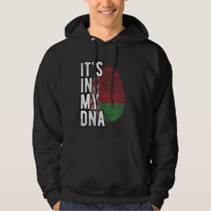 Grappig dat het in mijn DNA zit Wit-Russische vlag Hoodie
