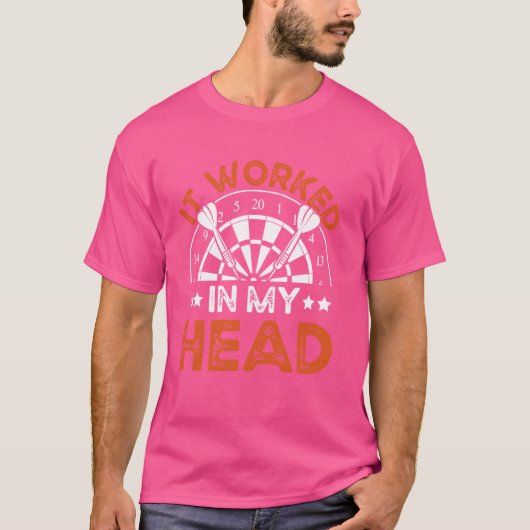 Grappig dat het in mijn hoofd werkte t-shirt (Voorkant)