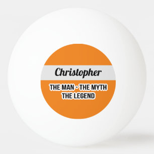 Grappig dat het Man de mythe de Legend monogramma Pingpongbal