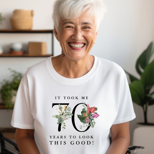 Grappig dat het me 70 jaar kostte om er zo goed ui t-shirt
