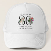 Grappig dat het me 80 jaar kostte om er zo goed ui trucker pet (Voorkant)