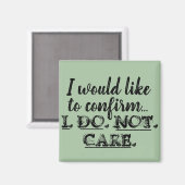 Grappig dat het me geen magneet kan schelen (Voorkant / Achterkant)