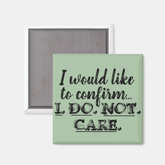 Grappig dat het me geen magneet kan schelen (Voorkant / Achterkant)