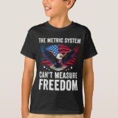 Grappig dat het metrieke systeem Dom Eagle US niet T-shirt (Voorkant)
