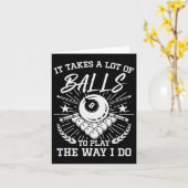 Grappig dat het veel biljart en poolspeler 1 kost kaart (Gele Bloem)