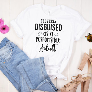 Grappig dat hij als verantwoordelijke volwassene d t-shirt