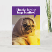 Grappig dat hij in de blanket-Bonfire van de Birth Kaart (Voorkant)