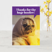 Grappig dat hij in de blanket-Bonfire van de Birth Kaart (Gele Bloem)