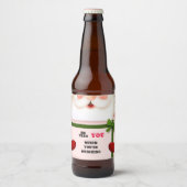 Grappig dat hij je ziet als je Drink Bier Etiket (Voorkant)