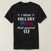 Grappig dat Hillary getrouwd was T-shirt (Design voorkant)