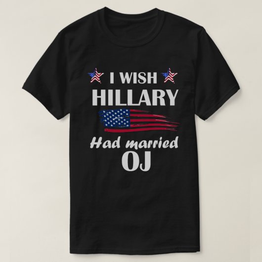 Grappig dat Hillary getrouwd was T-shirt (Design voorkant)