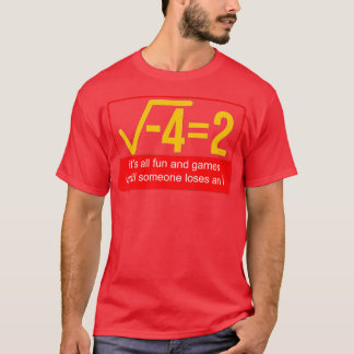 Grappig dat iemand een i Funny Wiskunde verliest T T-shirt