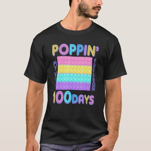 Grappig dat ik 100 dagen op school ben. t-shirt (Voorkant)