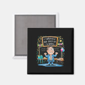 Grappig dat ik 100 dagen schoolleraar heb overleef magneet (Voorkant / Achterkant)