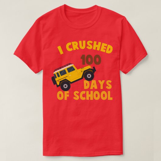 Grappig dat ik 100 dagen van het Shirt van de scho (Design voorkant)