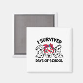 Grappig dat ik 101 dagen schoolmeisjes heb overlee magneet (Voorkant / Achterkant)