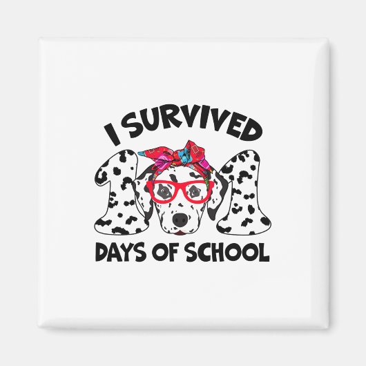 Grappig dat ik 101 dagen schoolmeisjes heb overlee magneet (Voorkant)