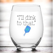 Grappig dat ik aan die Pickleball Paddle & Ball dr Wijnglas Zonder Voet