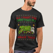 Grappig dat ik alleen maar voor kerst een vuilnis t-shirt (Voorkant)