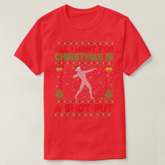 Grappig dat ik alleen maar voor kerst wil, is een  t-shirt (Design voorkant)