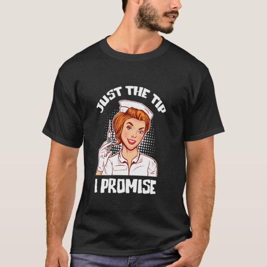 Grappig dat ik alleen maar zusters beloof t-shirt (Voorkant)
